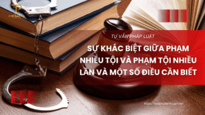 Sự khác biệt giữa phạm nhiều tội và phạm tội nhiều lần và một số điều cần biết