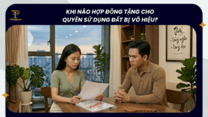 Trường hợp nào hợp đồng tặng cho quyền sử dụng đất bị vô hiệu?