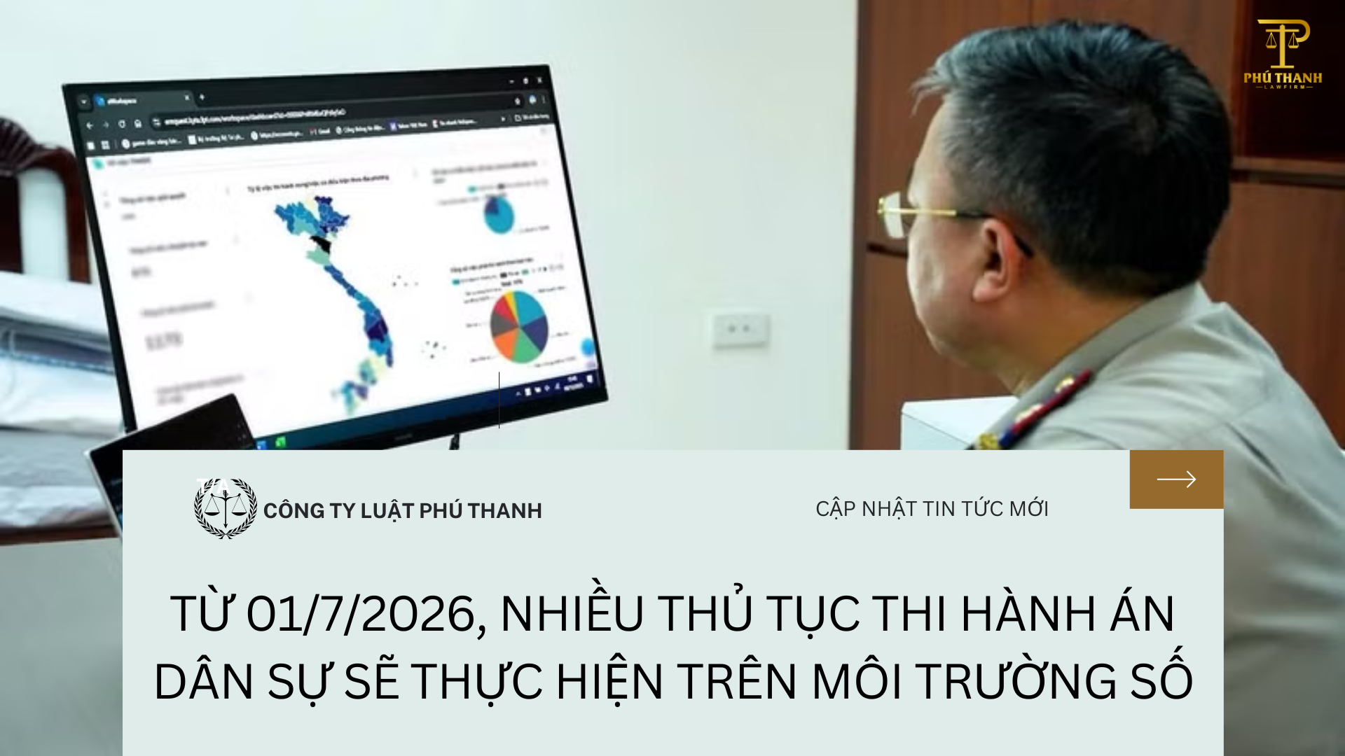Từ 01/7/2026, nhiều thủ tục thi hành án dân sự sẽ thực hiện trên môi trường số