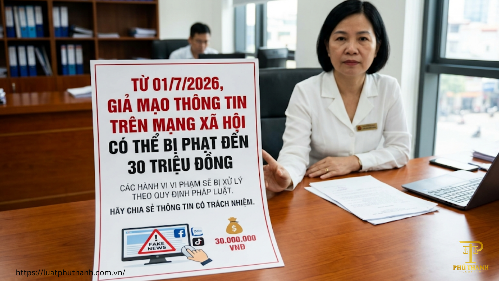 Từ 01/7/2026, giả mạo thông tin trên mạng xã hội có thể bị phạt đến 30 triệu đồng